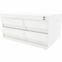 Business Source Multi-Drawer Desktop Organizer - 4 Compartment(s) - 4 Drawer(s) - 5.20" Height x 10.40" Width x 7.40" Depth - Desktop - Storage Drawer, Removable Drawer, Durable