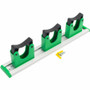 Unger Hang Up Cleaning Holder, 14 x 3.15 x 2.17, Silver/Green