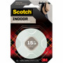 Scotch Mounting Tape - 6.25 ft Length x 0.50" Width - White - Foam