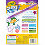 Crayola Clicks Retractable Markers - Bold Marker Point - Retractable - Washable - Multi Ink