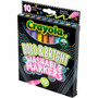 Crayola Bold and Bright Washable Markers, Broad Bullet Tip, Assorted Colors, 10/Box