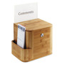 Safco Bamboo Suggestion Boxes, 10 x 8 x 14, Natural (SAF4237NA) View Product Image