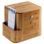 Safco Bamboo Suggestion Boxes, 10 x 8 x 14, Natural