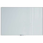 U Brands Non-Magnetic Glass Dry-Erase Board - 72" (6 ft) Width x 48" (4 ft) Height - Frosted White Tempered Glass Surface - White Aluminum Frame - Rectangle - Horizontal/Vertical