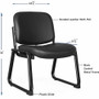 Lorell Deluxe Leather Guest Chair