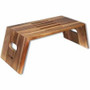 Victor High Rise Portable Folding Laptop Desk - 10 lb Load Capacity - 8.80" Height - Desk - Acacia Wood, Plywood