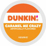 Dunkin' K-Cup Caramel Me Crazy Coffee - Compatible with Keurig Brewer - Medium - 22 K-Cup - K-Cup - Arabica, Caramel Me Crazy