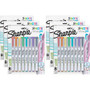 Sharpie S-Note Duo Dual-Tip Markers - Chisel, Bullet Marker Point - Assorted Ink - 8/Pack