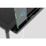 Allsop Metal Art Tri Level Stand, For 27" Monitors, 14.5" x 9.25" x 4.13" to 5.75", Black, Supports 30 lb