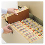 Smead Redrope Drop Front File Pockets, 1.75" Expansion, Letter Size, Redrope, 50/Box (SMD73800) View Product Image