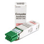 Crayola Broad Line Washable Markers, Broad Bullet Tip, Green, 12/Box