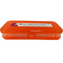 Charles Leonard Double-sided Pencil Boxes - 1.50" Height x 8.50" Width x 3.50" Depth - Double Sided - Assorted