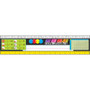 Trend Grades 3-5 Zaner-Bloser Desk Toppers Reference Name Plates - Zaner-Bloser Cursive Alphabet Design - 18" Width x 3.8" Height - Sturdy, Durable - 36/Set