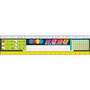 Trend Grades 3-5 Zaner-Bloser Desk Toppers Reference Name Plates - Zaner-Bloser Cursive Alphabet Design - 18" Width x 3.8" Height - Sturdy, Durable - 36/Set