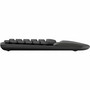 Logitech Wave Keys for Business Ergonomic Keyboard - Wireless Connectivity - Bluetooth - 5.1 - 32.81 ft - USB Type A Interface