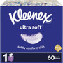 Kleenex Ultra Soft Tissues - 3 Ply - WhiteBox - 65/Box - (KCC54277)