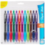 Paper Mate Profile Ballpoint Pen - 1.4 mm Bold Pen Point - Refillable - Retractable - Black, Blue, Green, Brown, Lime, Magenta, Navy, Orange, Purple, Turquoise, Violet Ink - Turquoise Barrel