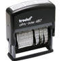 Trodat 12-Message Business Stamp - Message Stamp - ANSWERED, BACKORDERED, CANCELLED, BILLED, RECEIVED, CHARGED, CHECKED, DELIVERED, ENTERED, PAID, SHIPPED, ... - 0.38" Impression Width - 10000 Impression(s) - Black