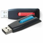 Verbatim 64GB Store 'n' Go V3 USB 3.2 Gen 1 Flash Drive - 2pk - Red, Blue - 64 GB - USB 3.2 (Gen 1) Type A - Blue, Red