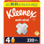 Kleenex Anti-viral Facial Tissue - 3 Ply - WhiteBox - 55/Box - (KCC54506CT)