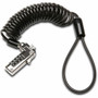 Kensington Slim Portable Combination Lock - 5.91 ft Cable - Resettable - 4-digit - Combination Lock - Black