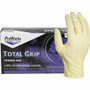 ProWorks Total Grip Latex Powder Free Exam Gloves - 8 mil Thickness x 9.40" Glove Length - X-Large Size - For Right/Left Hand - Latex - Natural