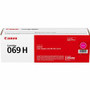 Canon 069 Original High Yield Laser Toner Cartridge - Magenta - 1 Each