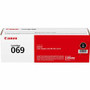Canon 069 Original Standard Yield Laser Toner Cartridge - Black - 1 Each