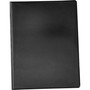 Cardinal 397 610 Letter Pad Folio - 9 1/2" x 12 1/2" - 100 Sheets Capacity - 1 Inside Front Pocket(s) - Vinyl, Polyvinyl Chloride (PVC) - Black