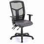 Lorell Executive Antimicrobial High-back Chair - Vinyl Seat Material - Black Frame Color - High Back - 5-star Base