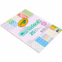 Crayola Pastel Cardstock - Greeting Card, Gift, Cardmaking, Decoration - 25 Piece(s) - Patterns - Pastel