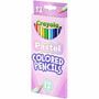 Crayola Presharpened Colored Pencils - 3.3 mm Salmon, Apricot, Spring Green, Sea Green, Periwinkle, Sand, Unmellow Yellow, Cool Mint, Cornflower, Purple Mountains Majesty, Slate Lead