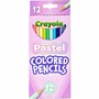 Crayola Presharpened Colored Pencils - 3.3 mm Salmon, Apricot, Spring Green, Sea Green, Periwinkle, Sand, Unmellow Yellow, Cool Mint, Cornflower, Purple Mountains Majesty, Slate Lead