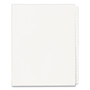 Avery Blank Tab Legal Exhibit Index Divider Set, 25-Tab, 11 x 8.5, White, 1 Set