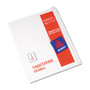 Avery Blank Tab Legal Exhibit Index Divider Set, 25-Tab, 11 x 8.5, White, 1 Set