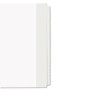 Avery Blank Tab Legal Exhibit Index Divider Set, 25-Tab, 11 x 8.5, White, 1 Set