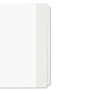 Avery Blank Tab Legal Exhibit Index Divider Set, 25-Tab, 11 x 8.5, White, 1 Set