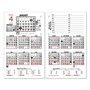 AT-A-GLANCE Burkhart's Day Counter Desk Calendar Refill, 4.5 x 7.38, White Sheets, 12-Month (Jan to Dec): 2025