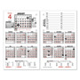 AT-A-GLANCE Burkhart's Day Counter Desk Calendar Refill, 4.5 x 7.38, White Sheets, 12-Month (Jan to Dec): 2025