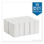 Georgia Pacific Professional Pacific Blue Ultra Z-Fold Folded Paper Towels, 1-Ply, 8 x 11, White, 260/Pack, 10 Packs/Carton