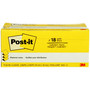 Post-it Pop-up Notes Original Canary Yellow Pop-up Refill Cabinet Pack, 3" x 3", Canary Yellow, 90 Sheets/Pad, 18 Pads/Pack (MMMR33018CP) View Product Image