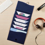 Avery Slide and View Expanding File, 6 Sections, Hook/Loop Closure, Letter Size, Navy Blue