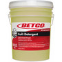 Betco Symplicity Built Laundry Detergent - 640 fl oz (20 quart) - Odorless, Spill Resistant, Phosphate-free, Environmentally Friendly, APE-free, NPE-free, Anti-graying - Brilliant Neon Yellow