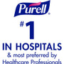 PURELL Advanced Hand Sanitizer Refreshing Gel, 2 oz, Flip-Cap Bottle, Clean Scent, 24/Carton