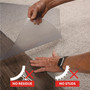 deflecto SuperGrip Chair Mat, Rectangular, 48 x 36, Clear, Ships Rolled
