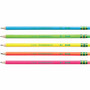 Ticonderoga Pre-Sharpened Pencil, 2.2 mm, HB (#2), Black Lead, Neon Assorted Barrel Colors, 18/Pack