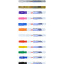 uni-Paint Permanent Marker, Fine Bullet Tip, Assorted Colors, 12/Set