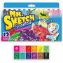Mr. Sketch Scented Watercolor Markers - Bevel, Chisel Marker Point - Assorted Ink