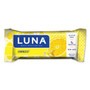 LUNA Bar Whole Nutrition Bar, Lemon Zest, 1.69 oz Bar, 15 Bars/Box
