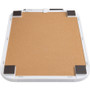 Lorell Personal Whiteboards - 11" (0.9 ft) Width x 8.5" (0.7 ft) Height - White Melamine Surface - White Plastic Frame - Rectangle